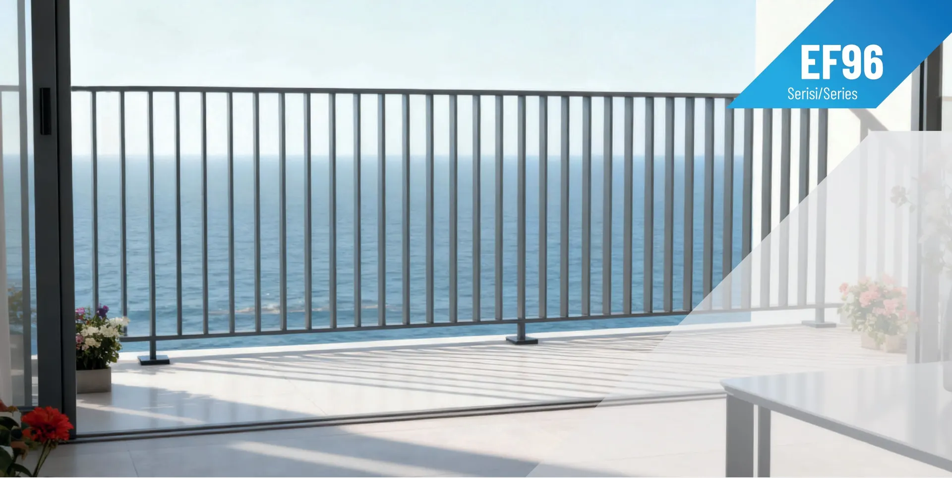 EF96 Vertical Railing System